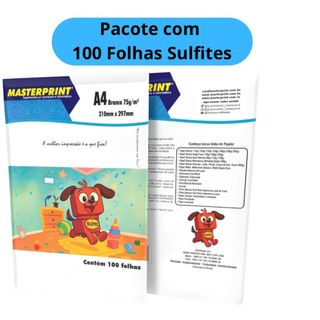 Papel Sulfite 100 Folhas A4 Premium Masterprint