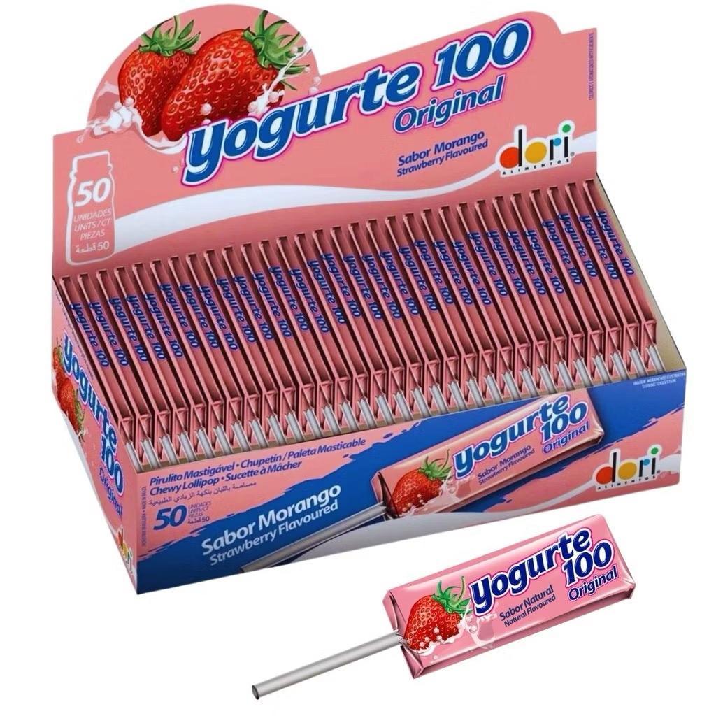 Pirulito Yogurte 100 Mastigável com 50 Unidades Dori em Oferta na Shopee
