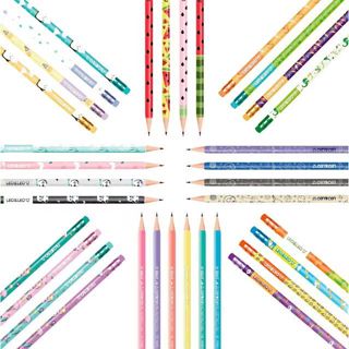 Kit com 30 Lápis Borracha Preto Material Escolar Varias Modelo Escola Lápis Escrever em Oferta na Shopee