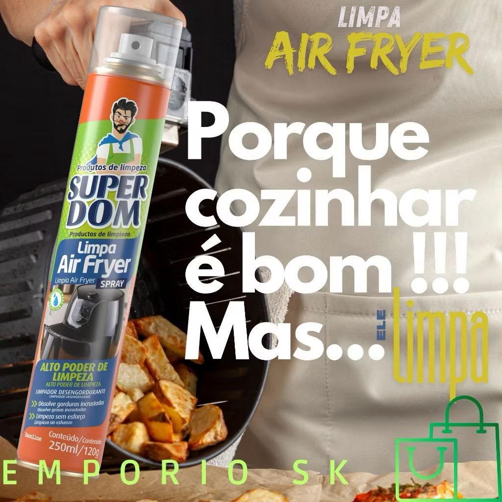 Imagem Spray Limpa Air Fryer Alto Poder De Limpeza, Dissolve A Gordura Limpeza Sem Esforço 250ml 1, 2 ou 3
