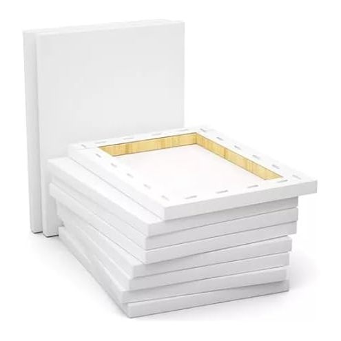 Kit 5 Telas de Pintura Vários Tamanhos Algodão, Guache, Óleo, Acrílica, Artesanato - Souza