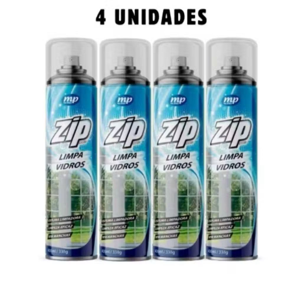 Kit de 1 a 4 Unidades Limpa Vidros Limpeza Espuma Mágica Limpa a Seco Clean Spray 400 ml em Oferta na Shopee