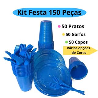 Kit Festa Descartável 150 Peças Cores Vibrantes Exclusivas Aniversário Decoração em Oferta na Shopee