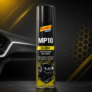 Silicone Spray Automotivo 300ml MP10 Mundial Prime Perfumado Tutti-Frutti Para Painel Plá…