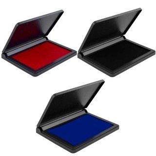 Almofada Para Carimbo Nº 3  Cores Diversas Azul Preto Vermelho Masterprint