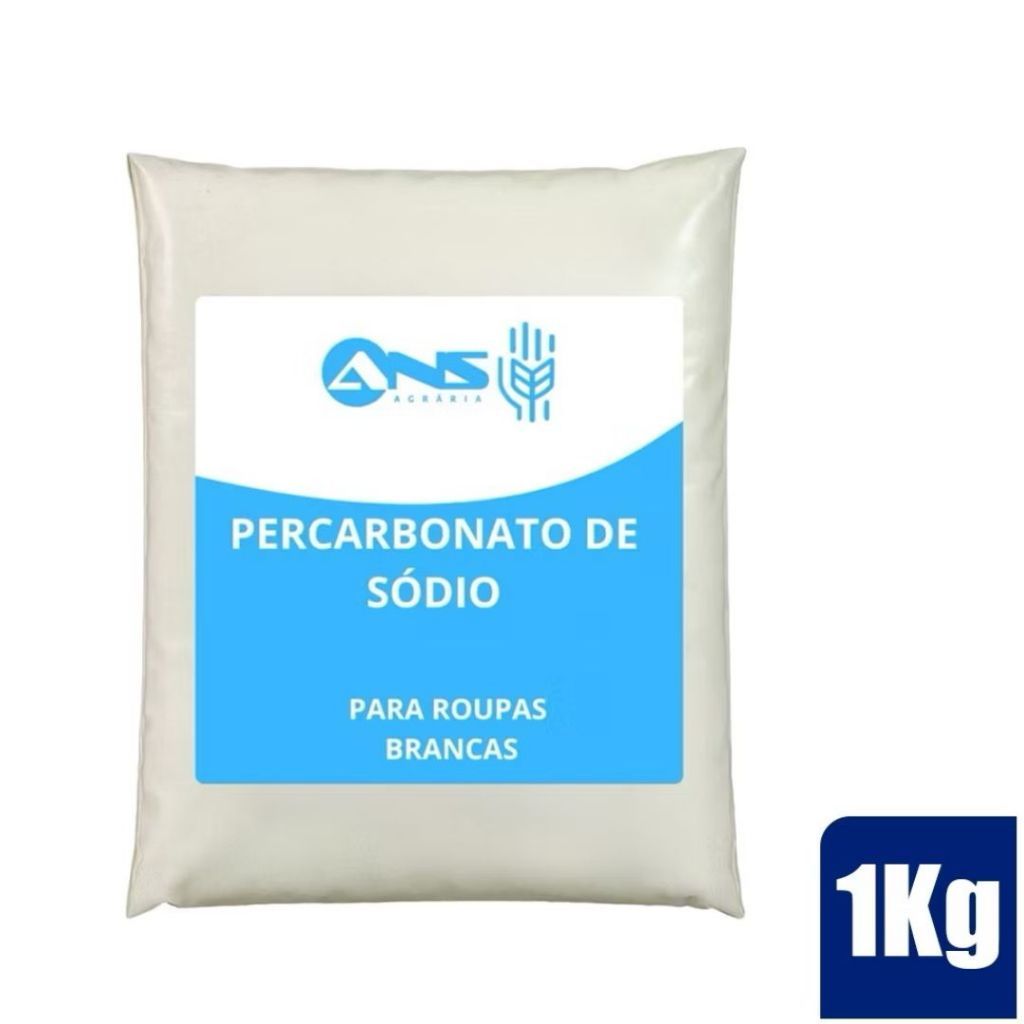 Percarbonato 100% Puro Original Limpeza Remove Manchas Desinfeta e Clareia Roupas Brancas e Coloridas