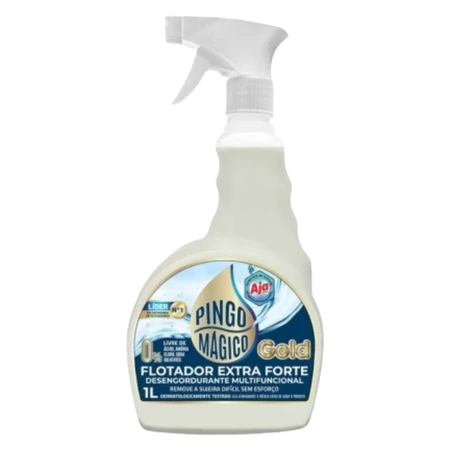 Pingo Mágico Gold Flotador Desengordurante Premium Extra Forte - 1L