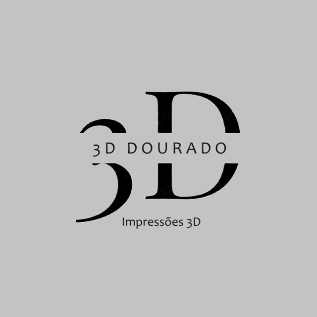 3D Dourado Personalizados
