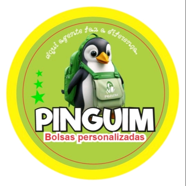 Pinguim bolsas personalizadas