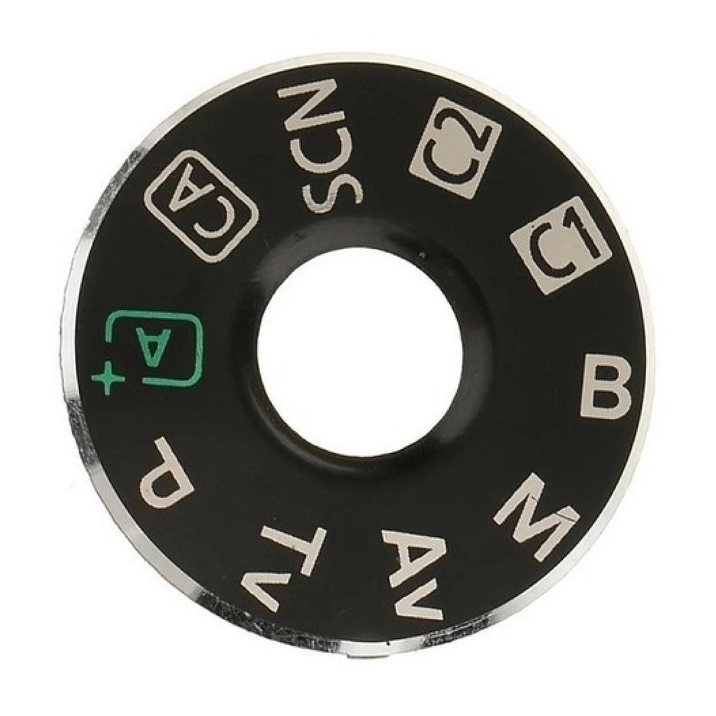 Disco Seletor Do Dial Para Câmera Canon 6d Com Adesivo