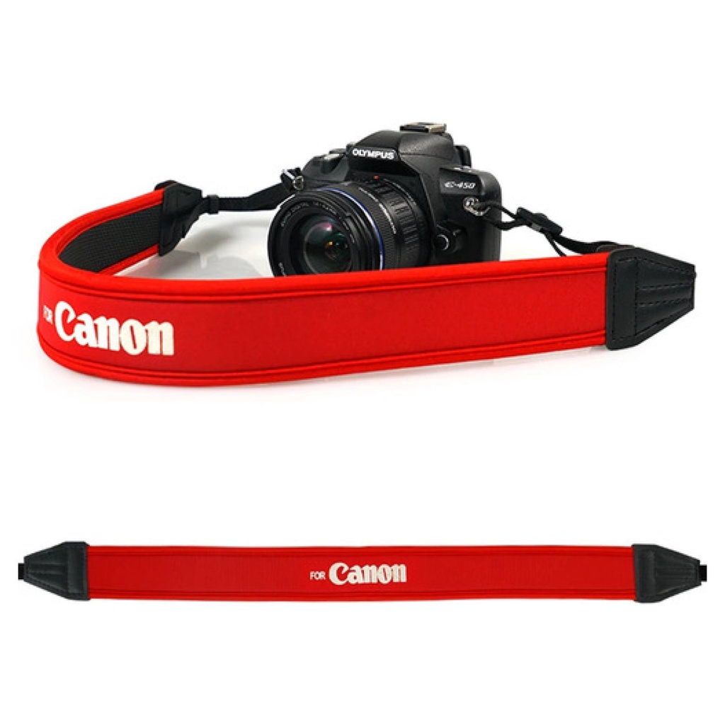 Alça De Ombro Pescoço Para Câmera Fotográfica Canon Logotipo