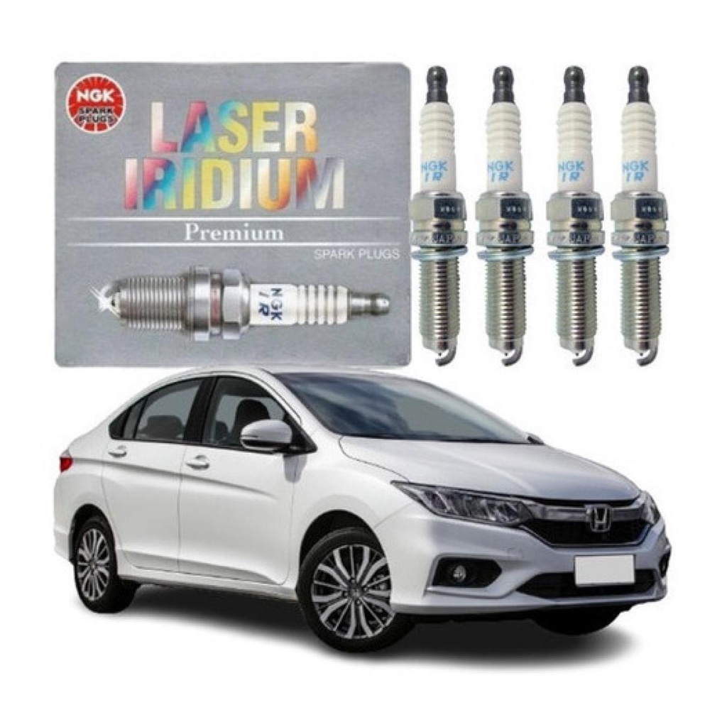 Jogo Vela Iridium Ngk Honda City 1.5 16v 2018 2019 2020 2021 em Oferta na Shopee