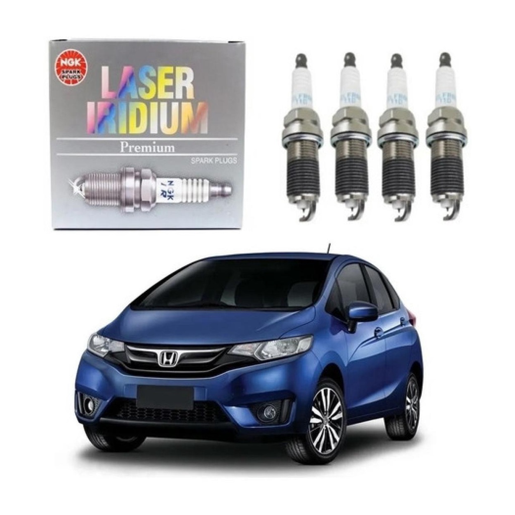 Velas Iridium Honda Fit 1.5 16v Ex 2014 2016 2018 2020 Ngk