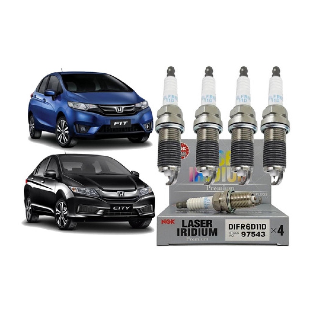 Jogo De Velas De Iridium Honda Fit City 1.5 16v 2014... em Oferta na Shopee