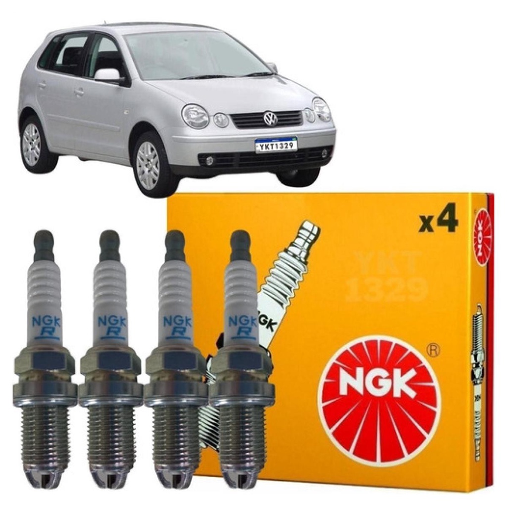 Jogo De Vela Original Ngk Polo 1.0 16v 2.0 052002 2003 2004 em Oferta na Shopee