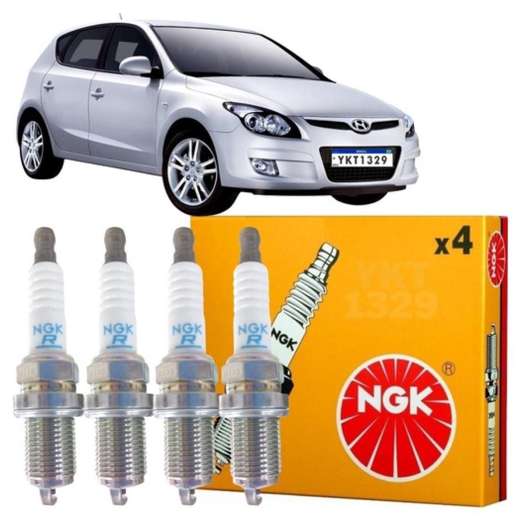 Jogo De Vela Original Ngk I30 Motor 2.0 2009 2010 2011 2012 em Oferta na Shopee