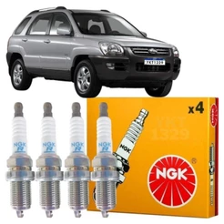 Jogo De Vela Original Ngk Sportage 2.0 16v 2007 2008 2009