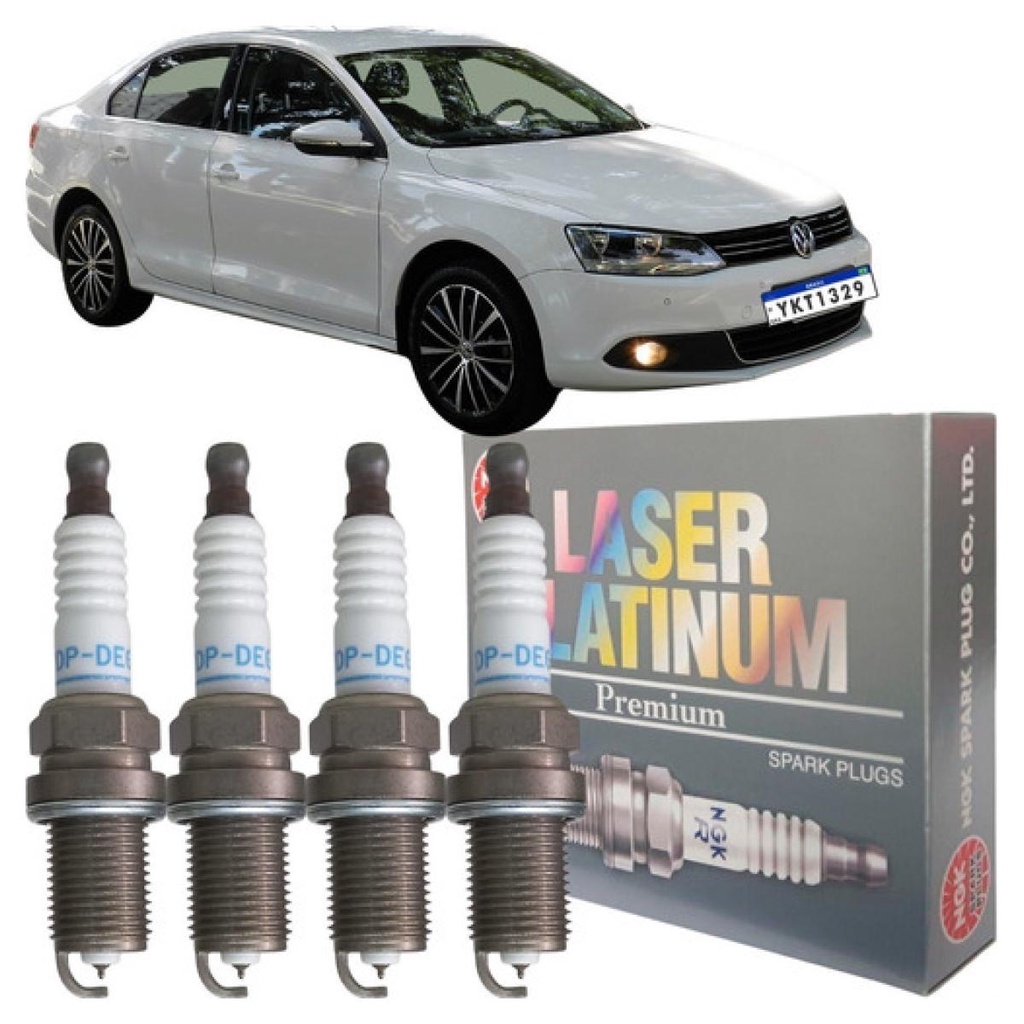 Jogo De Vela Original Ngk Jetta 2.0 2010 2011 2012 2013 2014 em Oferta na Shopee