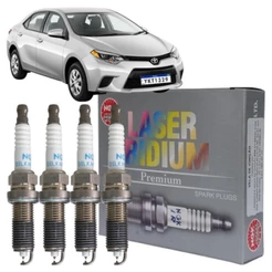 Jogo De Vela Original Ngk Corolla 2.0 16v 2013 2014 2015.