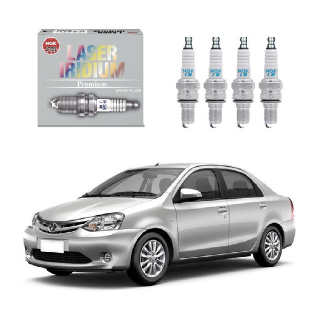 Jogo Velas Ngk Etios Sedan 1.5 16v 2014 em Oferta na Shopee