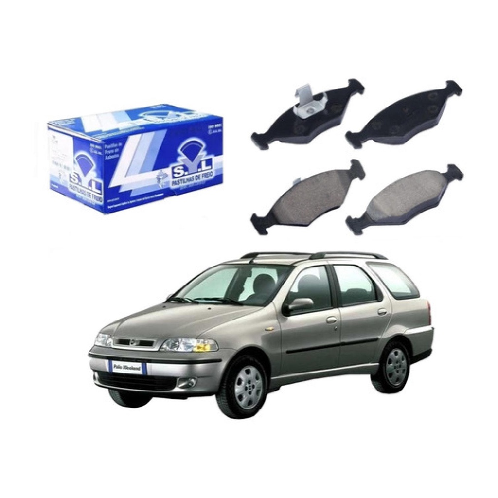 Pastilha Freio Dianteira Original, Palio Weekend 1.0 2003 em Oferta na Shopee