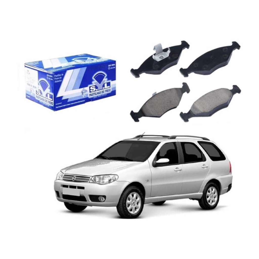 Pastilha Freio Dianteira, Palio Weekend 1.4 2009 em Oferta na Shopee