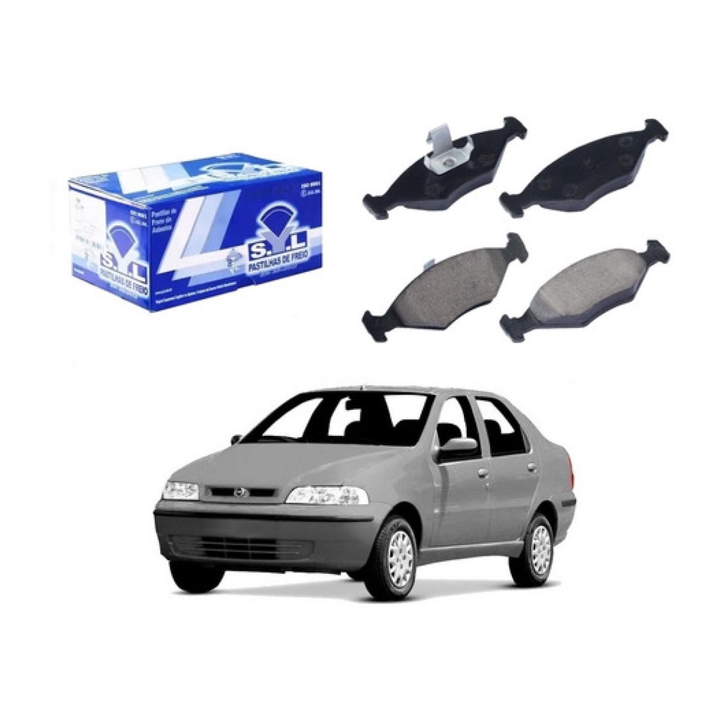 Pastilha Freio Dianteira, Fiat Siena 1.0 em Oferta na Shopee