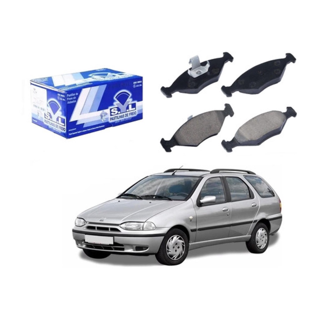 Pastilha Freio Dianteira, Fiat Palio Weekend 1.5 1998 em Oferta na Shopee
