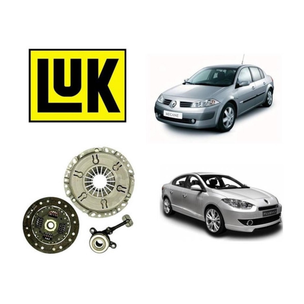Kit Embreagem Megane 1.6 16v +2006 C Atuador Luk 620311933