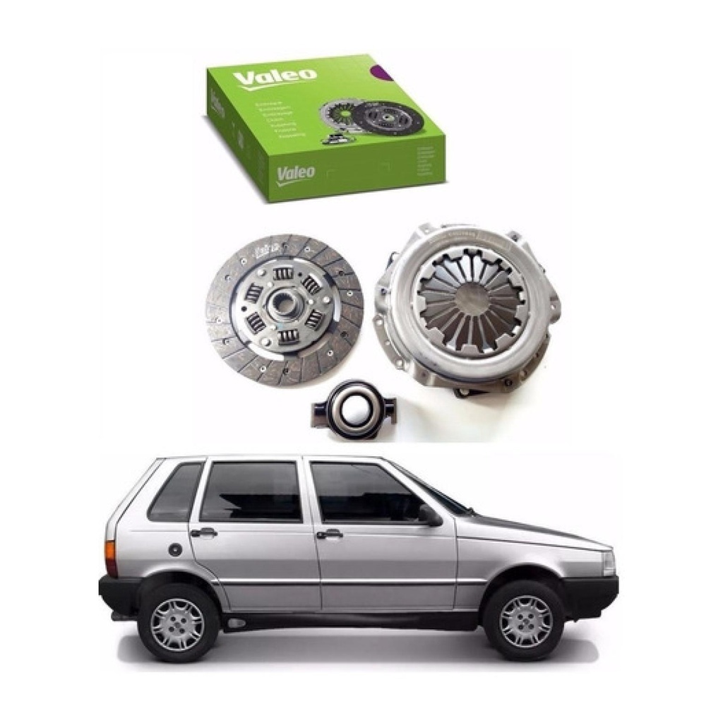 Kit Embreagem Fiat Uno Fire 1.0 2010 2011 2012 2013 Valeo em Oferta na Shopee