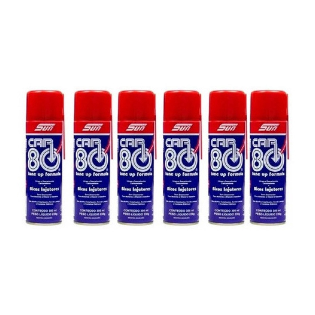Descarbonizante Car80 Kit C6 Unidades Car 80 300ml