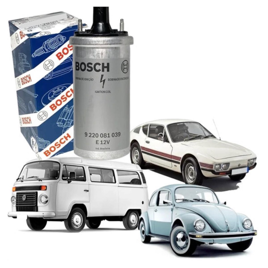 Bobina Ignição Fusca Brasilia Kombi Sp2 Platinado Bosch 039 em Oferta na Shopee