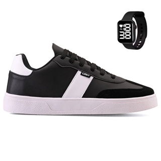 Tenis Casual Masculino Adulto Classico Basico Light Original + Relogio Digital em Oferta na Shopee