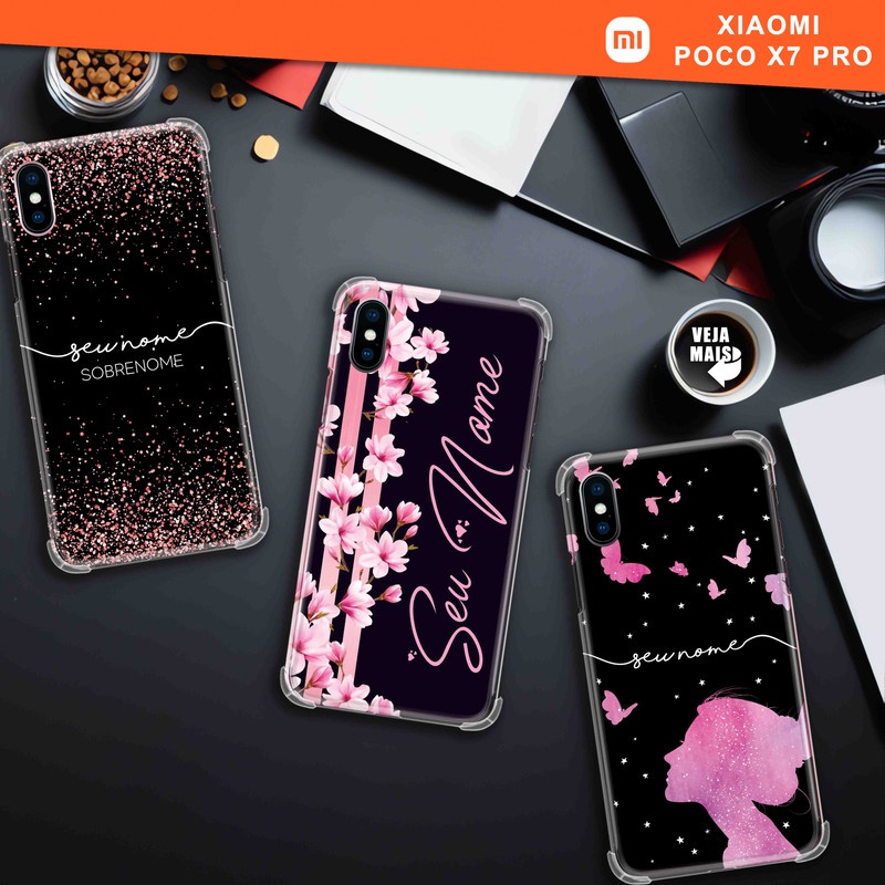 Capa Capinha - Xiaomi Poco X7 Pro - Personalizadas com nome em Oferta na Shopee