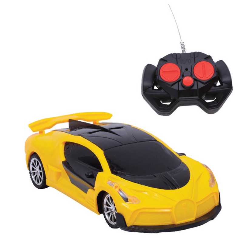 ZIPPY - CARRO CONTROLE REMOTO SPORT CAR AMARELO 20CM