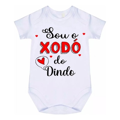 Body Bebê Personalizado Sou O Xodó Do Dindo Cód - 6526