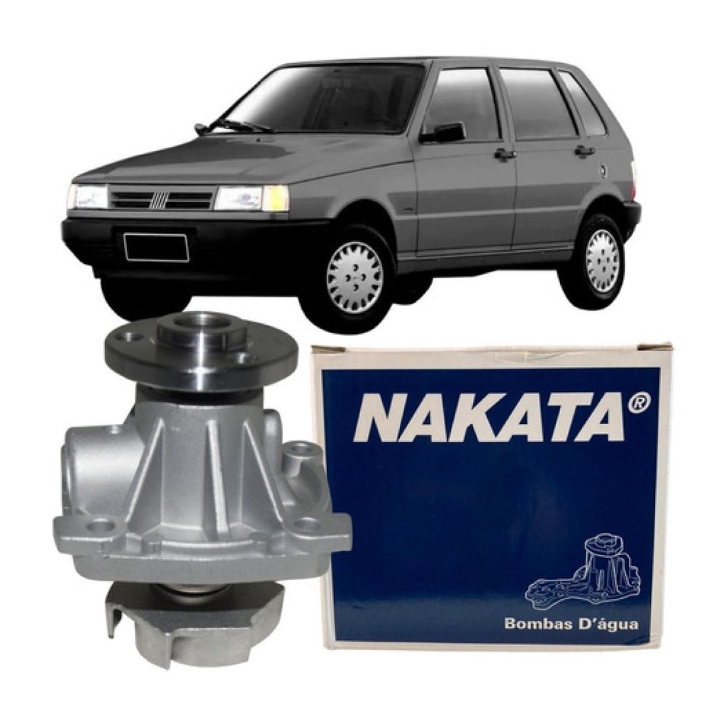 Bomba Água Fiat Uno 1.0 8v 1990 1991 1992 1993 1994 Nakata em Oferta na Shopee