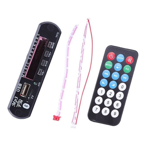 Modulo Placa Mp3 Player P Caixa Ativa Usb Sd Bluetooth Fm