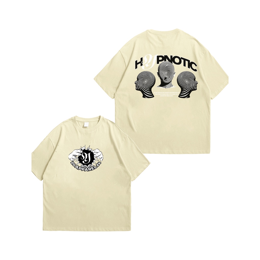 Camisetas Masculinas Oversized de Algodão Skatista Estampada Macia Streetwear Hood - Hypnotic