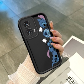 Capa Para Motorola Moto Edge 50 Fusion Capinha De Celular Stitch Macio Normal Preto Silicone Dupla 5026 TYB em Oferta na Shopee