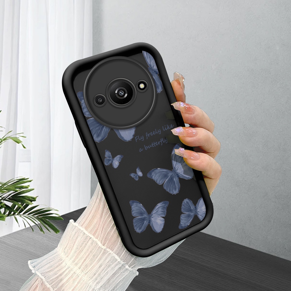 Capinha Para Xiaomi Redmi A3 A3X Poco C61 Case Capa De Celular Macio Silicone Black 5186 em Oferta na Shopee