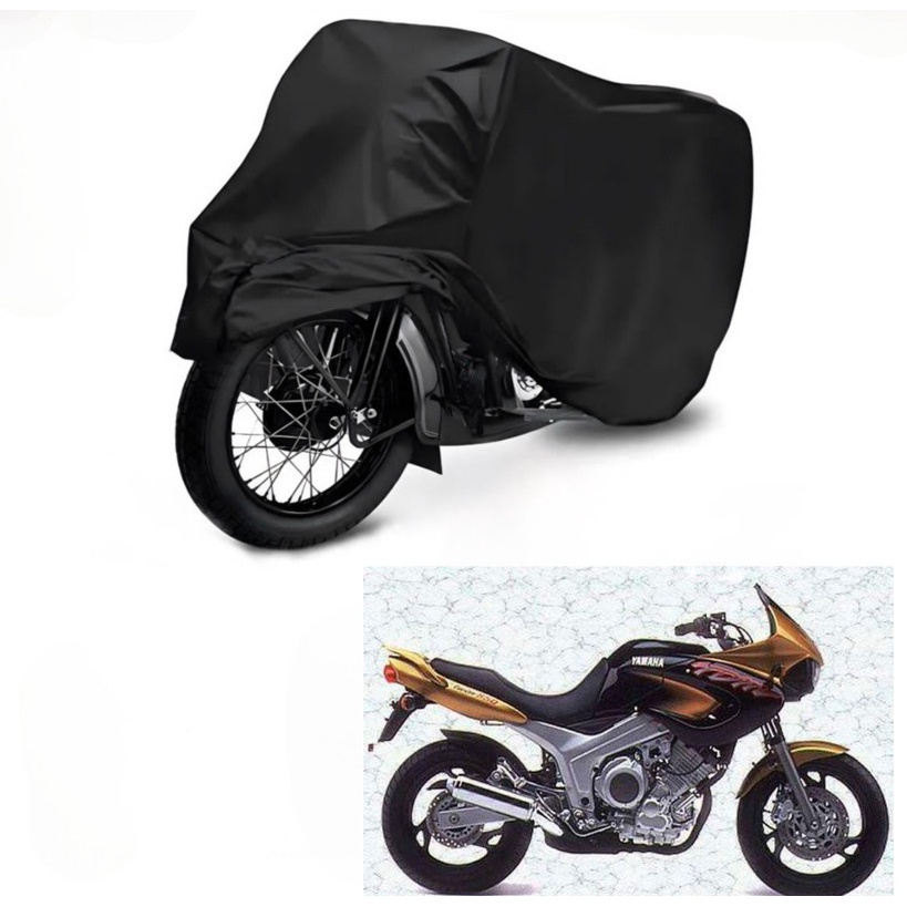Capa de Cobrir Moto em Couro Impermeável Anti-Uv Protetora Anti-Risco para Yamaha TDM 850