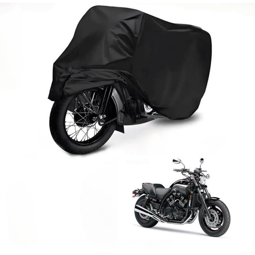 Capa de Cobrir Moto em Couro Impermeável Anti-Uv Protetora Anti-Risco para Yamaha V Max 1200
