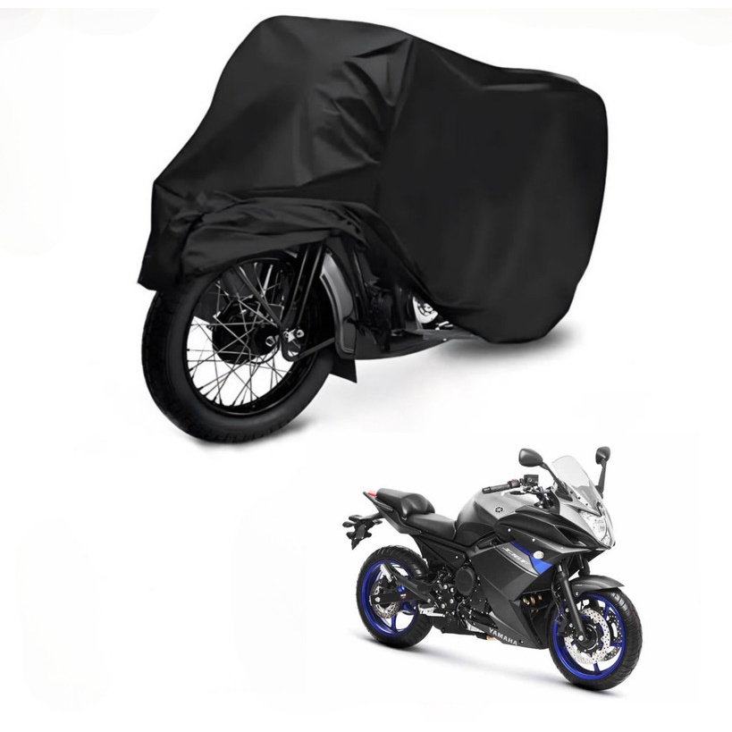 Capa de Cobrir Moto em Couro Impermeável Anti-Uv Protetora Anti-Risco para Yamaha XJ6 F