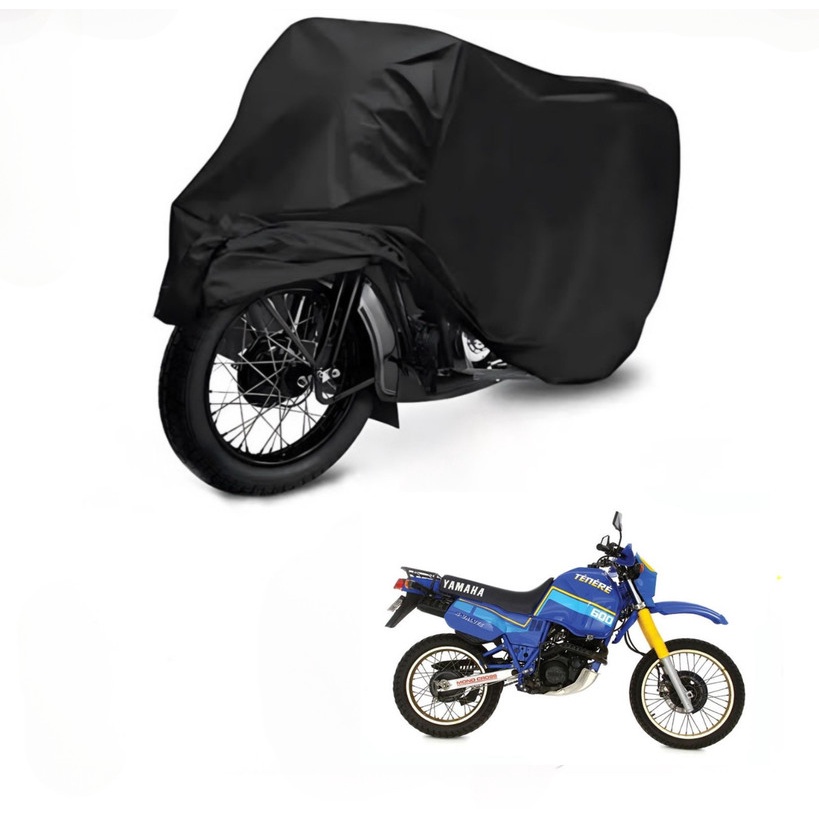 Capa de Cobrir Moto em Couro Impermeável Anti-Uv Protetora Anti-Risco para Yamaha XT 600 Z Ténéré