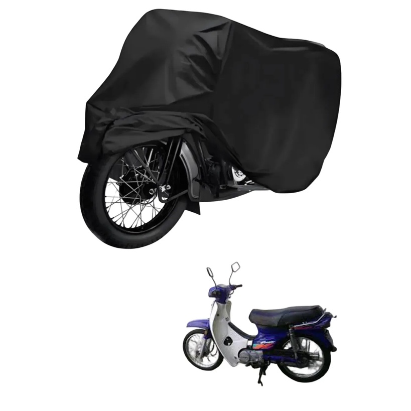 Capa de Cobrir Moto em Couro Impermeável Anti-Uv Protetora Anti-Risco para Honda C 100 Dream