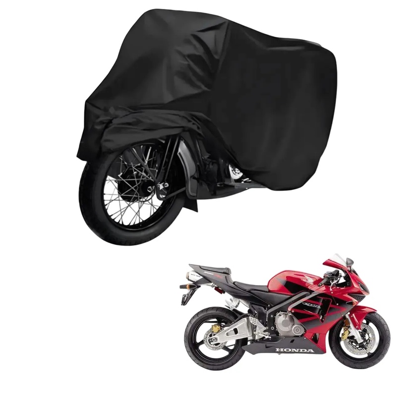 Capa de Cobrir Moto em Couro Impermeável Anti-Uv Protetora Anti-Risco para Honda CBR 600 RR