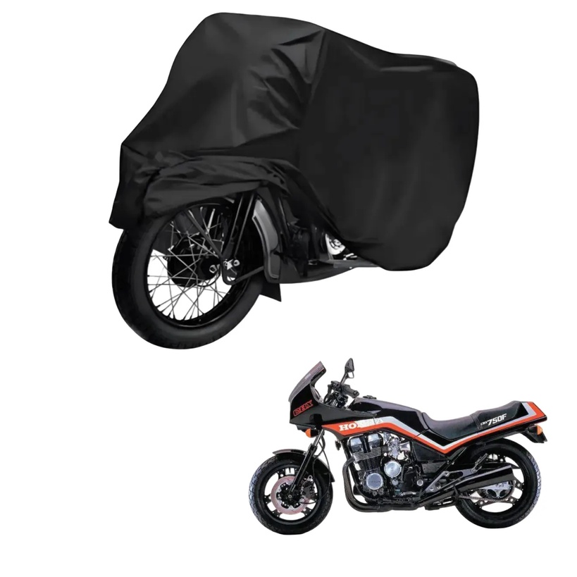 Capa de Cobrir Moto em Couro Impermeável Anti-Uv Protetora Anti-Risco para Honda CBX 750 (7 Galo)