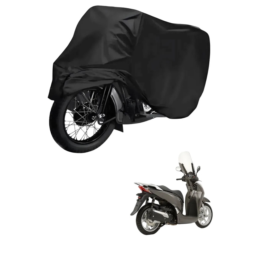 Capa de Cobrir Moto em Couro Impermeável Anti-Uv Protetora Anti-Risco para Honda SH 300i