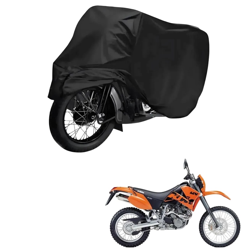 Capa de Cobrir Moto em Couro Impermeável Anti-Uv Protetora Anti-Risco para KTM LC4 640 Trail